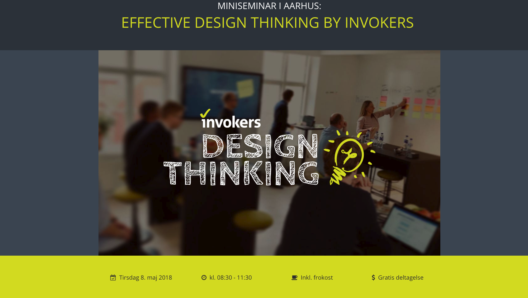 invokers seminar design thinking